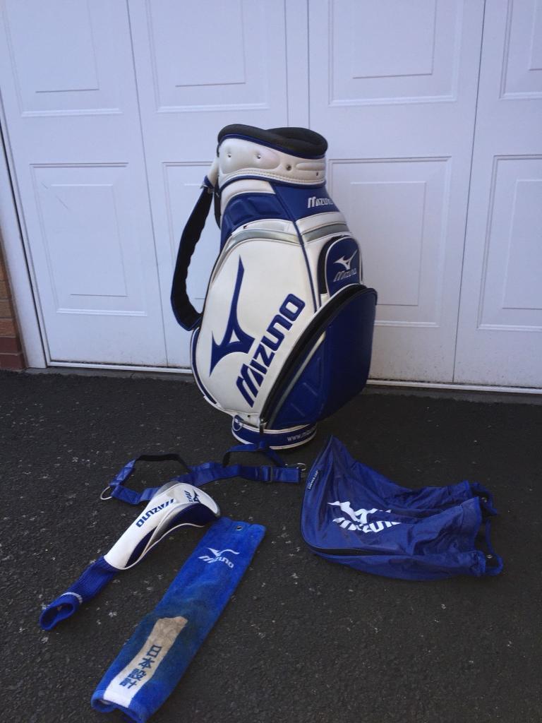 mizuno leather golf bag